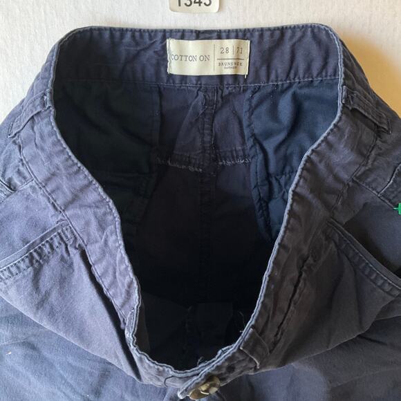 Cotton On Women’s Casual Khaki Shorts size 28. Blue - Picture 10 of 12